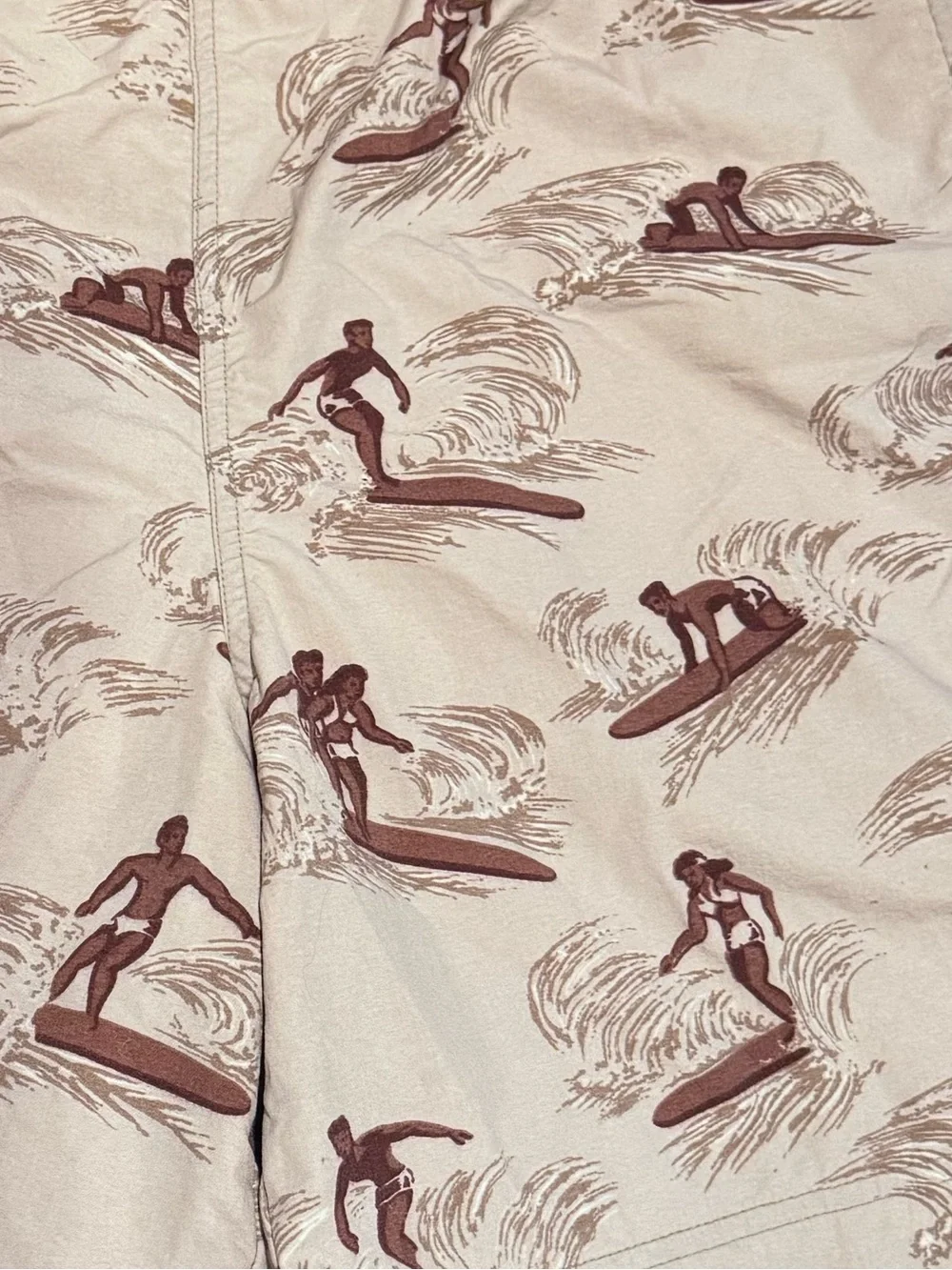 Vintage 90’s Polo Sport Ralph Lauren Surfer Print Swim Trunks Shorts Size L